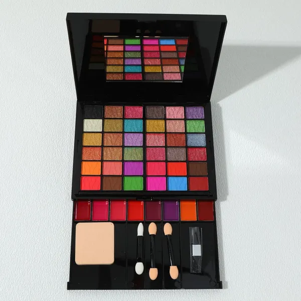 Factory OEM Large Makeup Box Set With Make up All in Oneset Packaging Conjunto De Maquillaje photo-3