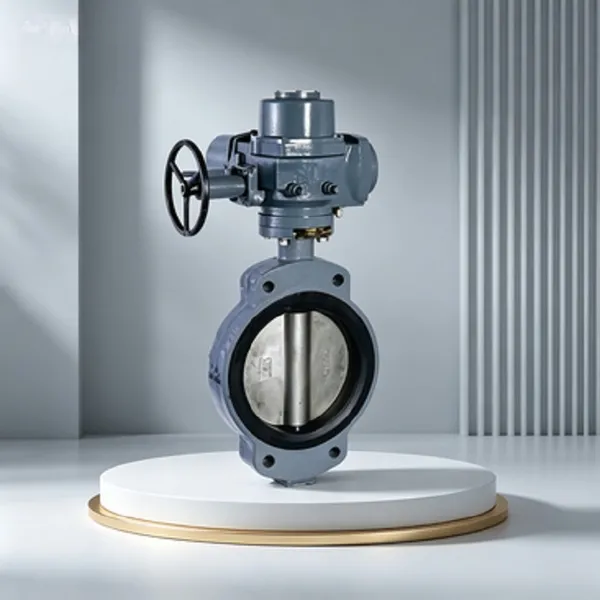 GB/T3037-94 Marine Electric Butterfly Valve Flange/Wafer Type for Seawater Freshwater photo-2
