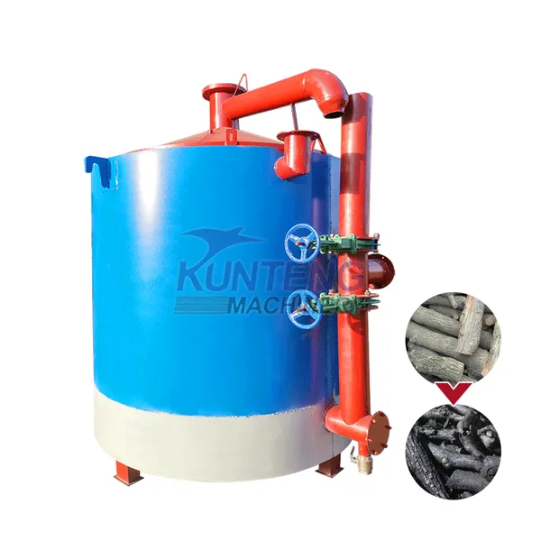 High Capacity Carbonizing Furnace Wood Charcoal Maker Making Machine EPC