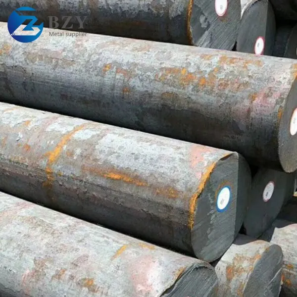 S355J2 H9 20mm Black Iron Steel Rods Carbon Steel Solid Round Bar ASTM A681 AISI H13 P20 A2 O1 S7 Round Forged Rolled photo-2