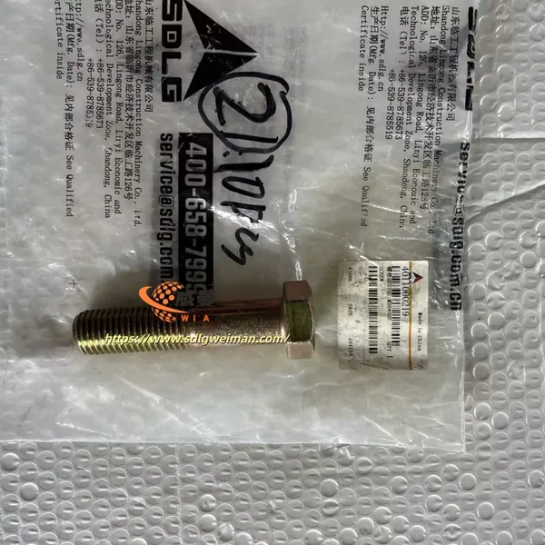 ORIGINAL SDLG SCREW 4011000219 APPLY FOR SDLG MOTOR GRADER G9180 G9190 G9200 photo-2