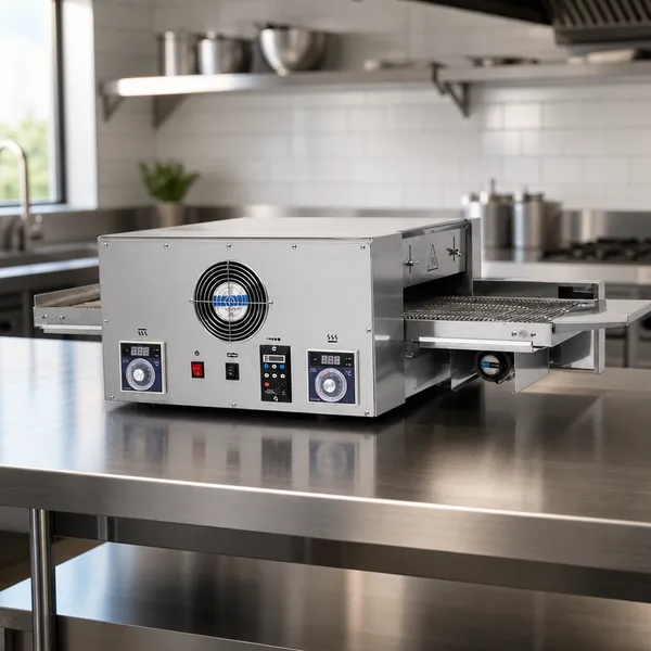 Electric Conveyor Pizza Oven QD-20H 11kW Stainless Steel Tunnel Baking Machine for Professional Pizza Making photo-2