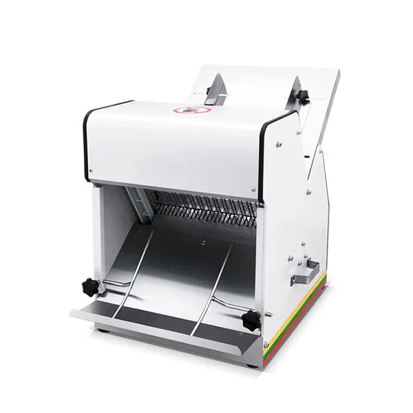 Mo-Qdmech Bread Slicer Machine MH071 Commercial Stainless Steel Toast Slicer 31 Blades 12mm for Bakery Bread Cutting