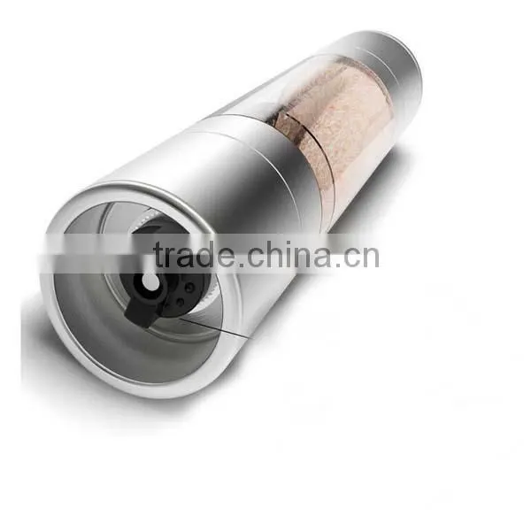 High Quality Double End Mill Salt and Pepper Grinder Brushed Tainless Steel Salt & Pepper Mill Set 2 in 1,manual Coffee Grinder photo-2