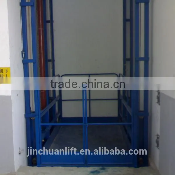 Hydraulic Guiderail Cargo/goods/car Lift Platform photo-3