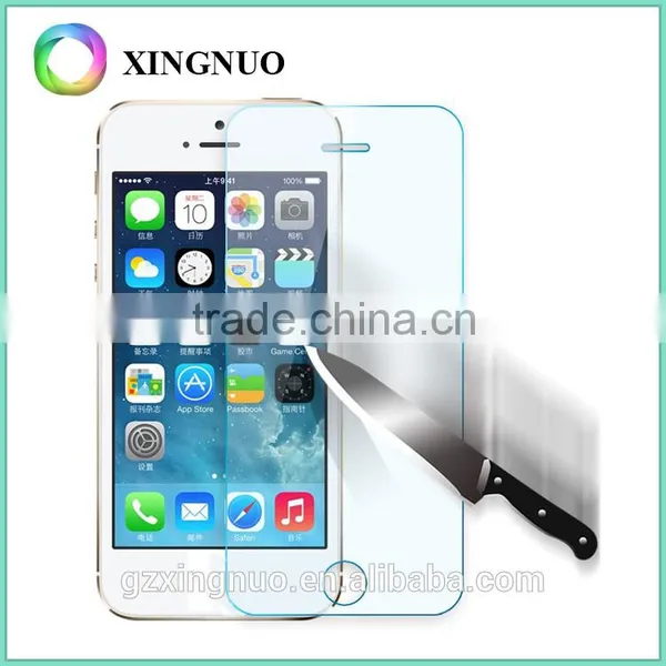 Wholesale 9H Hardness 0.3mm Tempered Glass Screen Protector for Iphone 5s photo-2