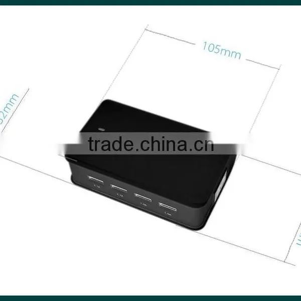 5V6A New Desktop Custom Portable Travel Multiple Multi Universal 4 Port Usb Charger