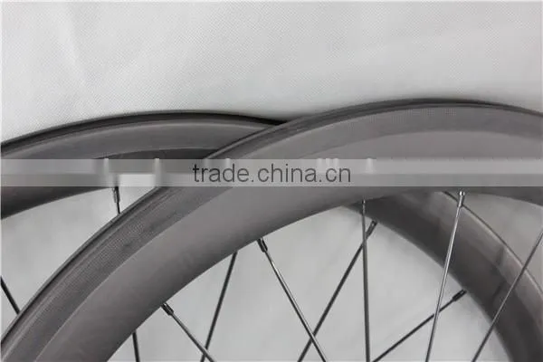 China Carbon Wheels Wide Edge Carbon Road Bike Wheels Carbon Bicycle Wheels W56C photo-4
