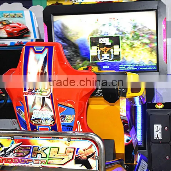 2016 Nice Dedicated Sinoarcade Sky Trooper Indoor Full Size Coin-op Sitdown Deluxe Air Attack for Adults Simulation Game Machine photo-3