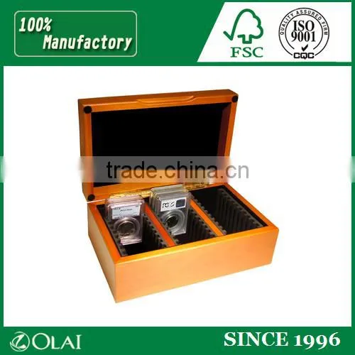 2015 Custom Personalized Military Wooden Coin Money Medal Box With Lid photo-2