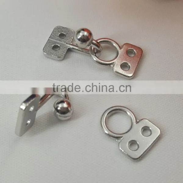 Sedex Audited 2 Pillar Zinc Alloy Metal Hook and Eye For Ladies Dress and Swimming Wear photo-3