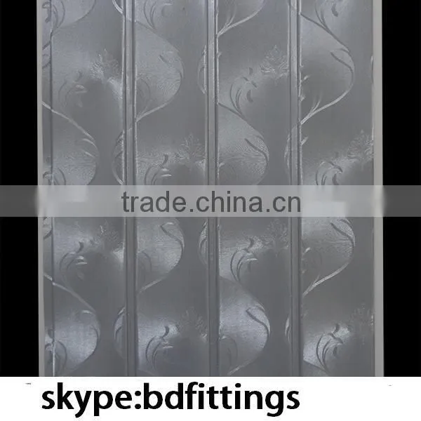 India Pakistan Waves Laminated Fireproof Panel Fireproof Pvc Wall Panel photo-2