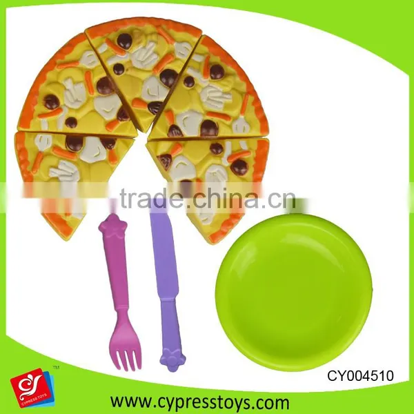 Simulation Pizza Food Platter Cutting Food Toy Set for Preschool Kids photo-2