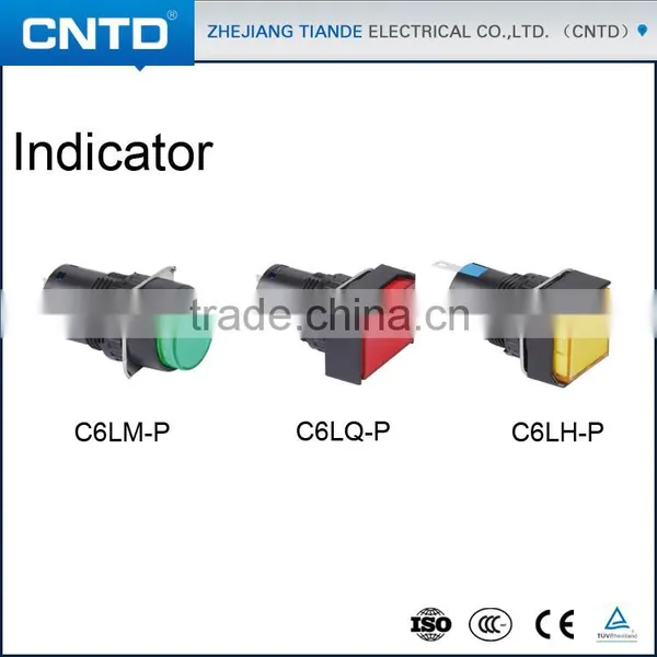 CNTD 16mm Stay Put Momentary Push Button Switch With LED Square C6LQ Quality Choice photo-2