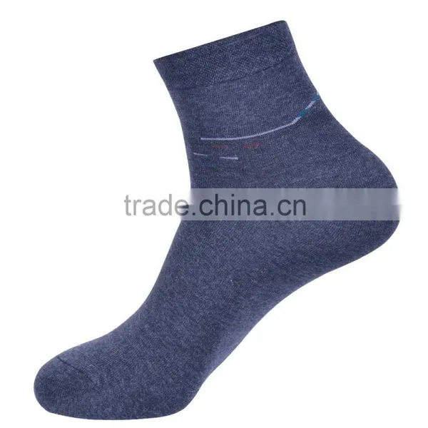 Custom Pure Cotton Men Dress Crew Socks China Manufacturer photo-3