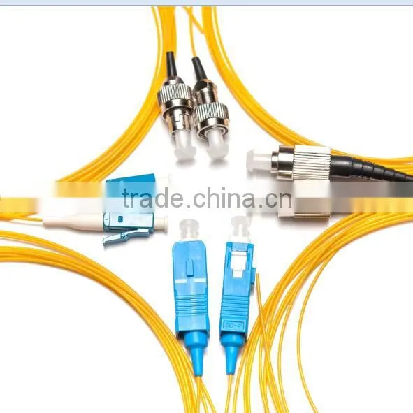 LC/SC/FC/ST/MU/MTRJ Singlemode Optical Cable Fiber Patch Cord