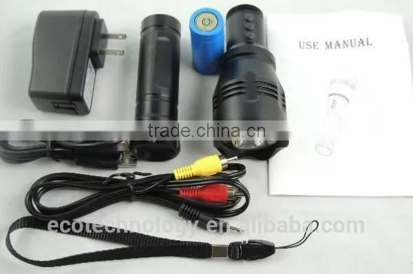 Laser Flashlight DVR Camera With LED Laser for Police Security photo-3