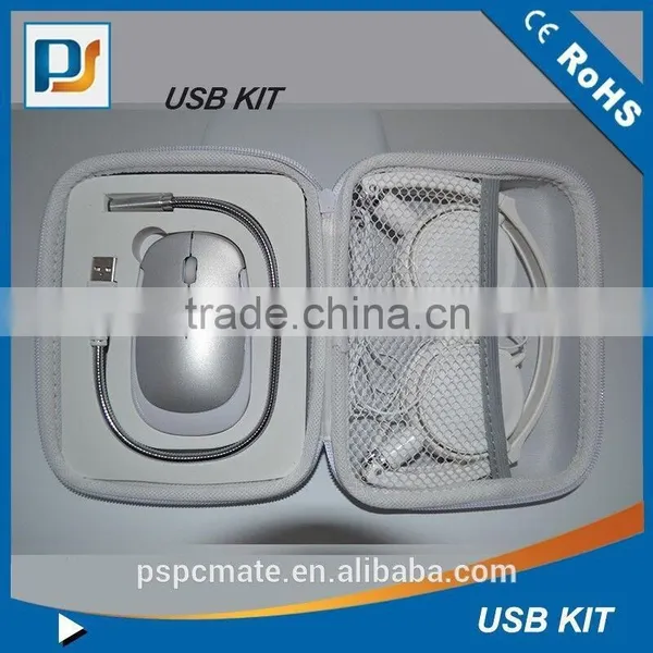 Office Travel Kit With Wireless Mouse / Headphone and USB Light photo-4