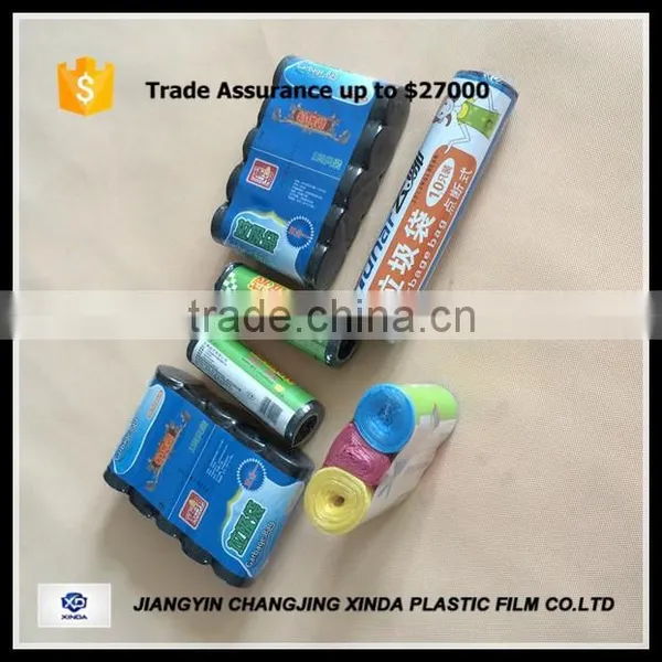 Garbage Plastic Colorful Durable Waterproof Bags Kitchen Houshold Logo Printing photo-5