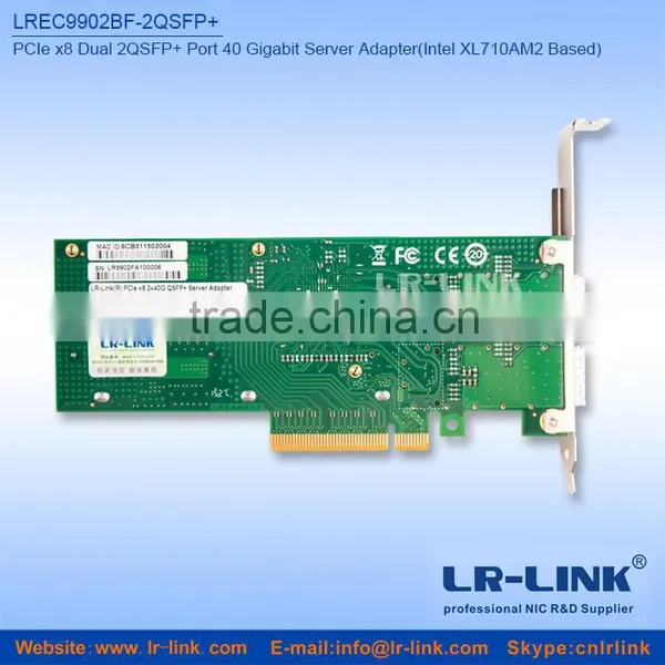 Dual Port Fiber 40 Gigabit Ethernet PCI Express Server Network Card photo-3