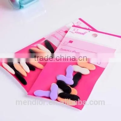 Mendior Cosmetic Beauty Eyeshadow Sticks Latex Rubber Foam Sponge Make Up Tools 12pcs Support OEM/ODM