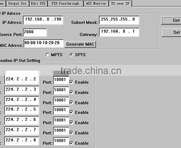 8in1 ASI MPEG-2 H.264 Transcoder(8*ASI In,ASI+IP(1*MPTS/8*SPTS) Out) photo-6
