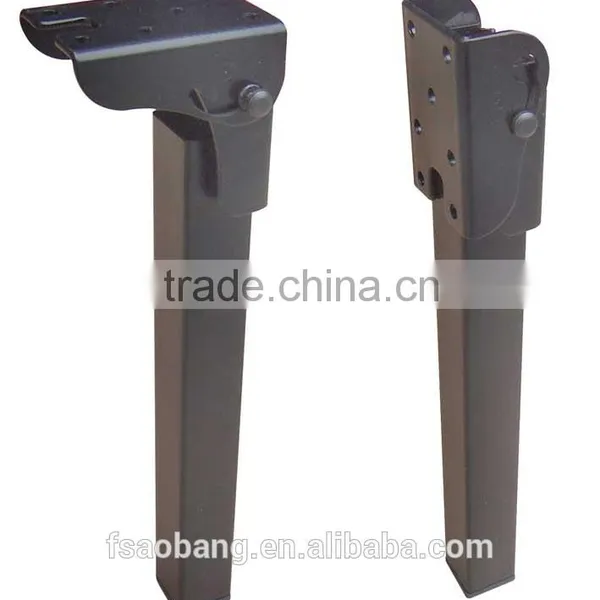 Black Plastic Bed Legs 17#
