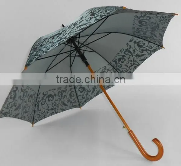 Auto Open Best Selling Wooden Frame Umbrella From China Umbrella Factory photo-3