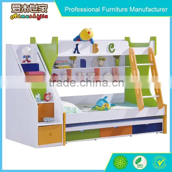 Modern Double Over Double Dormitory Metal Bunk Beds,school Triple Bunk Bed photo-3