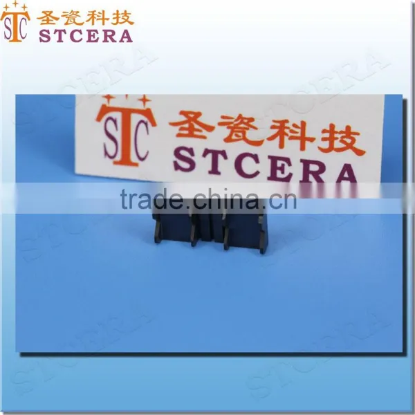 STCERA Black Zirconia V-groove, Zirconia Ceramic Components photo-2