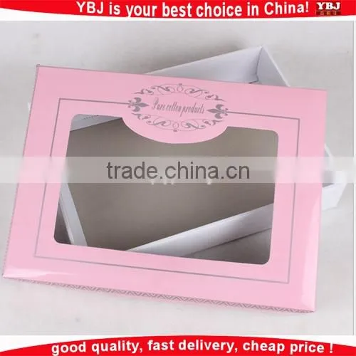 2016 Print Customized Paper Boxes Wholesale With PVC Window photo-2