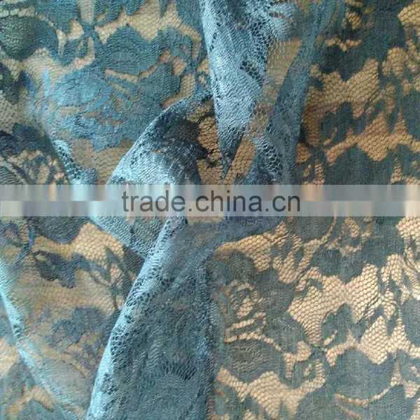 Lady Dress Lace Fabric Huzhou Textile Factory Spandex