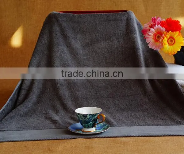 Newest Design Cotton Sateen Towel Solid Color Wholesale Used Bath Towels photo-5