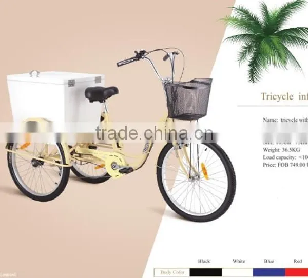 Three Wheel Aluminium Alloy Tricycle Cargo Bike