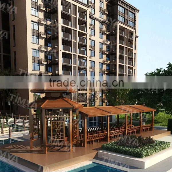 Outdoor Aluminum Frame Doubl Lamp for Wrought Iron Gazebo photo-3
