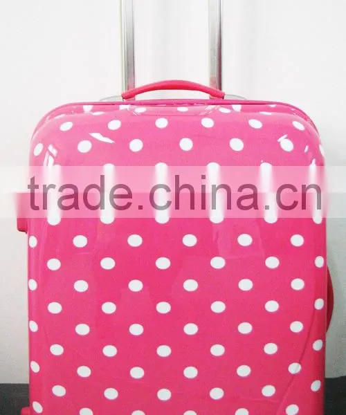 Business Quality Vintage ABS+PC Bright Colorful Trolley Luggage Set