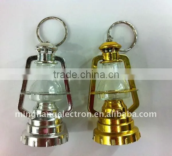 Palace lantern led light with keychain,promotional keychain