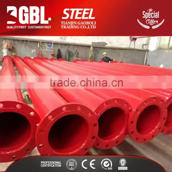 Cheap Building Materials Astm A795 Plastic Coated Pipe