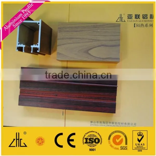 Wood Color Aluminum Profiles,Wood Grain Coating Finish,aluminium 6061 6063 T4 T5 T6 photo-4