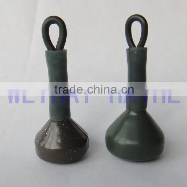 COATED GREEN SMOOTH BACK LEADS FOR CARP FISHING photo-2