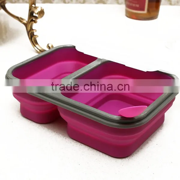 Plastic Containers Silicone Lunch Box for Kids photo-5