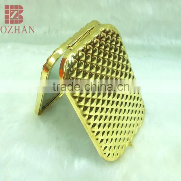 Charm Peacock Cosmetic Mirror/gold Peacock Promotional Gift Pocket Mirror/gold Peafowl Makeup Mirror photo-3