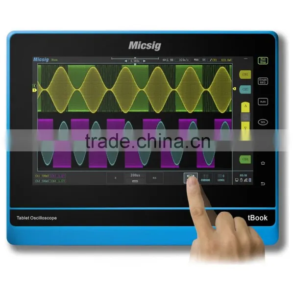 Micsig TO204A 4 Channels 200MHz Digital Oscilloscope With Battery
