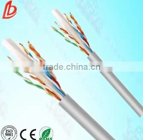 305m/box Double Jacket Outdoor Utp Lan Cat6 Network Cable,utp Cat6 Patch Cables Fulke Test photo-5