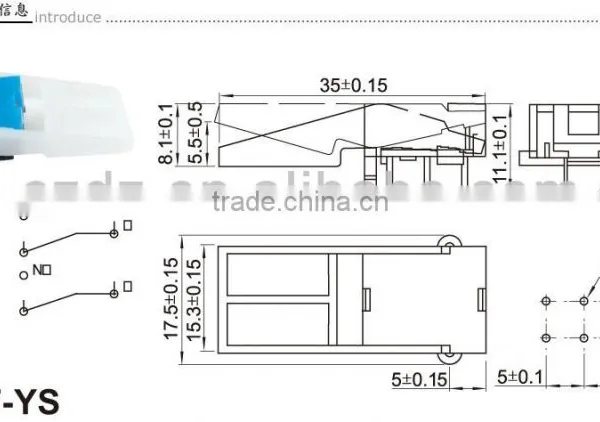HOOK SWITCH/0.2A 60V(SX-A2-WS) photo-2