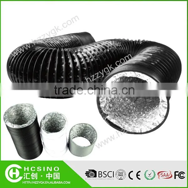 Fire Resistant Insulated Aluminum Foil Flexible Air Ventilation Duct / Flexible Heat Resistant Duct Hose photo-2