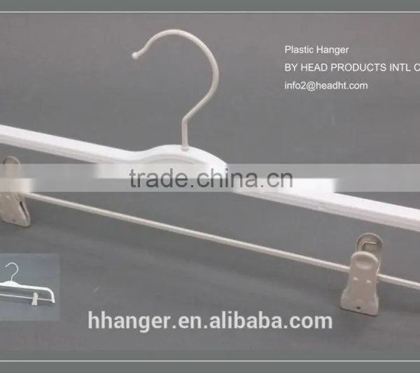 White Fashion ZARA Style Trousers Hanger Plastic Bottom Hanger photo-2