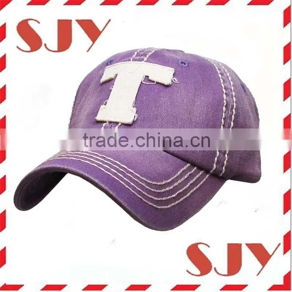 Distressed Classic Vintage Low Profile Baseball Hats photo-4