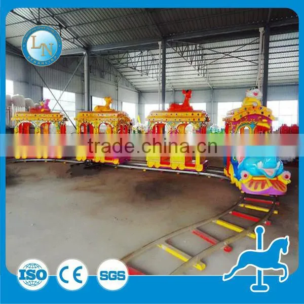 Hot Indoor Play Centre Equipment Electric Track Elephant Train For Sale photo-2