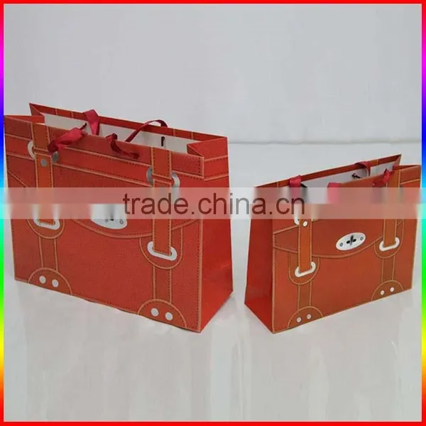 Fashionable Colourful Paper Handbag Packing Bag photo-3
